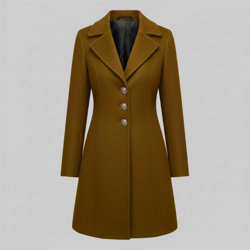 Elegant Wool Coat | Women's Winter Outerwear