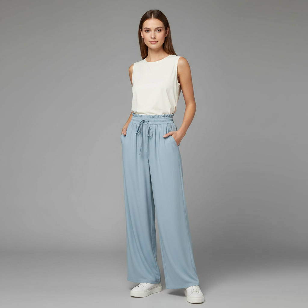 Chic Comfort | Women's Trousers Lightweight Leisure Pants