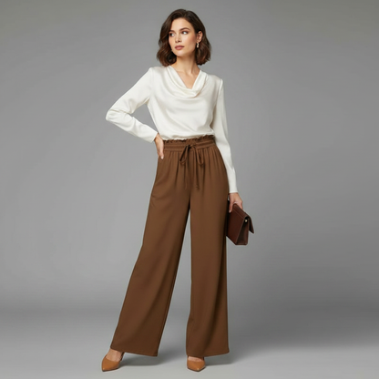 Chic Comfort | Women's Trousers Lightweight Leisure Pants
