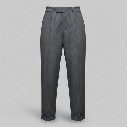 Elegant Black Pants | Women's High Waist Suit Trousers