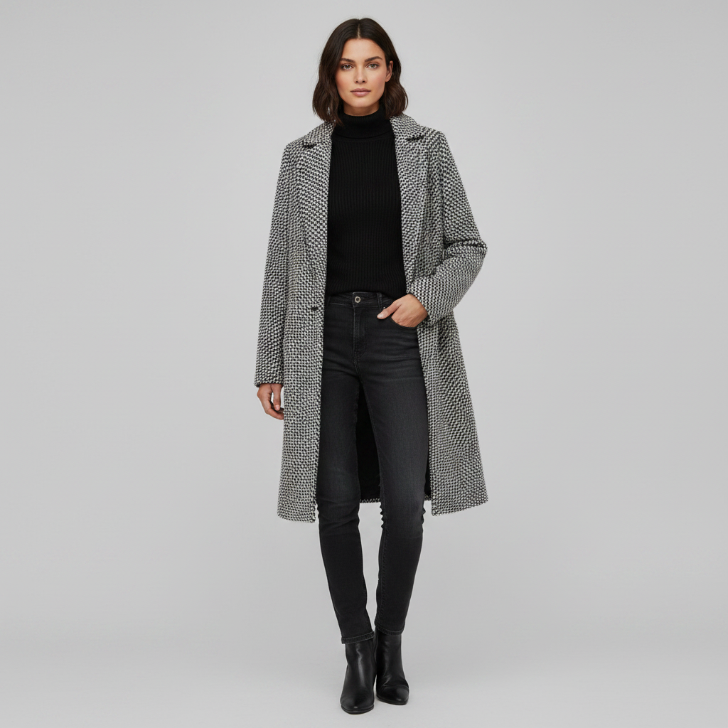 Elegant Long Wool Coat | Women's Winter Coats