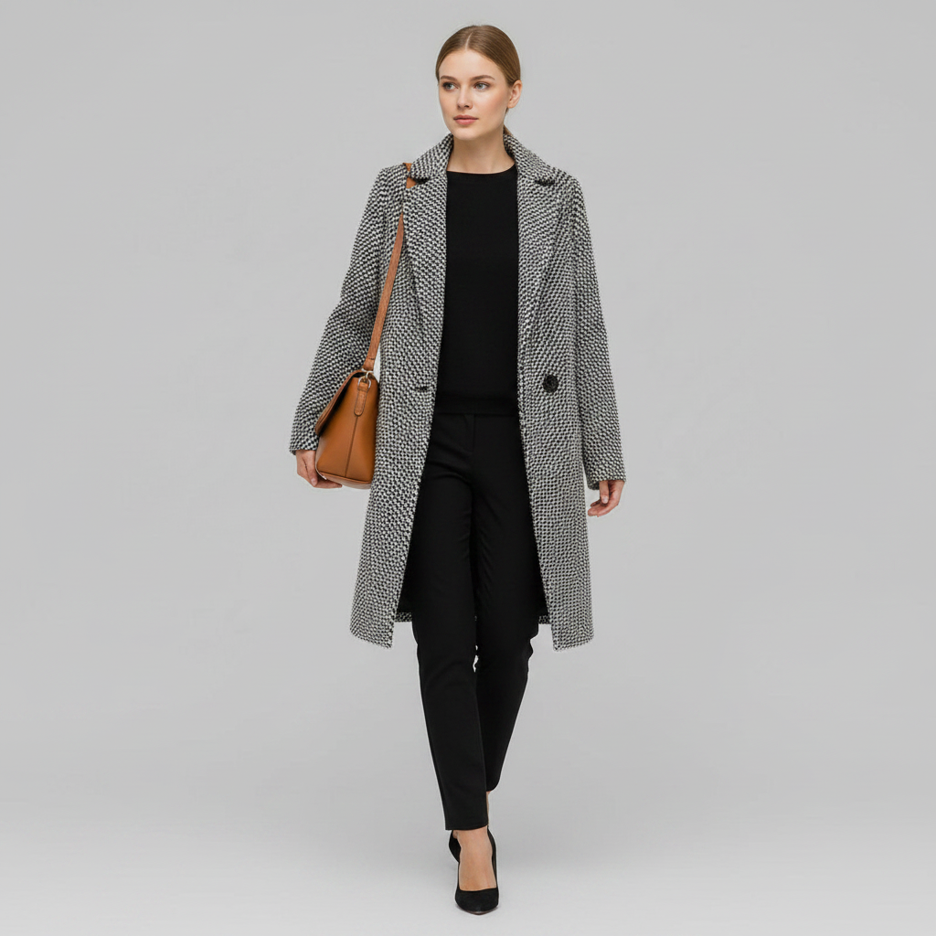 Elegant Long Wool Coat | Women's Winter Coats