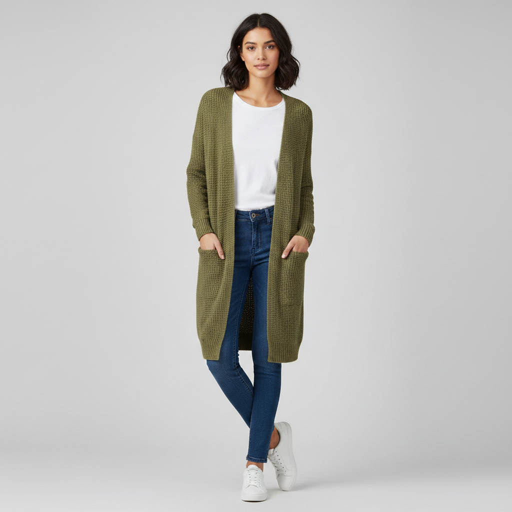 Elegant Women's Cardigan | Cozy Black Cardigan Sweater