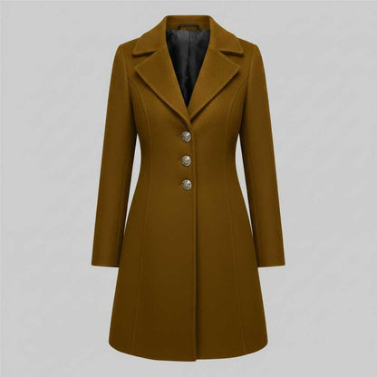 Elegant Wool Coat | Women's Winter Outerwear