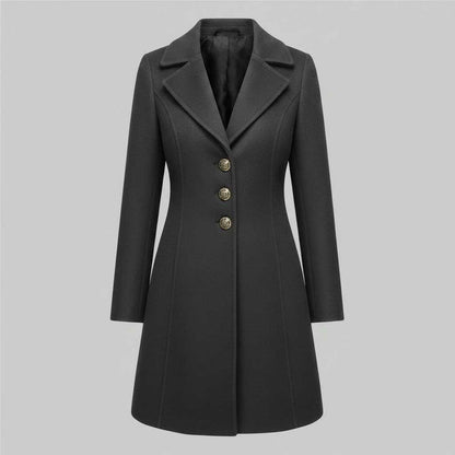 Elegant Wool Coat | Women's Winter Outerwear