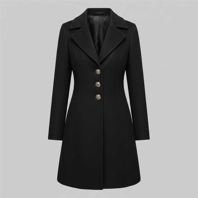 Elegant Wool Coat | Women's Winter Outerwear
