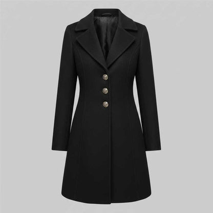Elegant Wool Coat | Women's Winter Outerwear