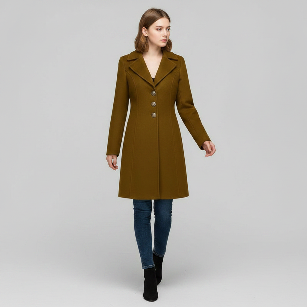 Elegant Wool Coat | Women's Winter Outerwear