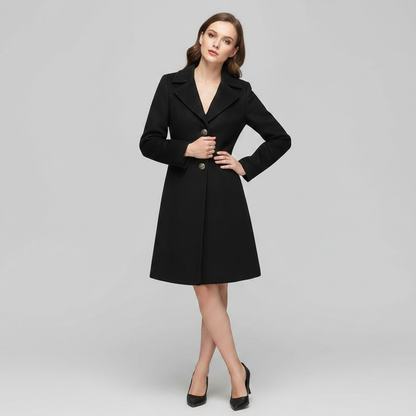 Elegant Wool Coat | Women's Winter Outerwear