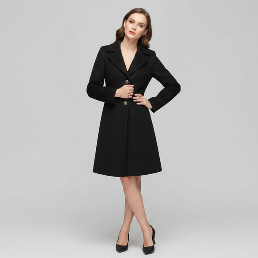 Elegant Wool Coat | Women's Winter Outerwear