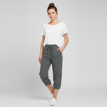 Jana Casual Trousers | Women's Pants with Pockets