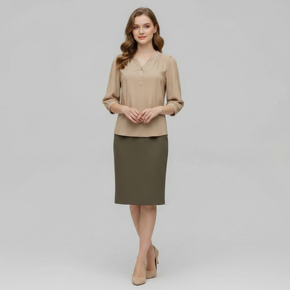 Silk Patchwork Blouse | Women's Summer Top
