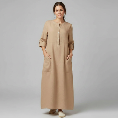 Tina | Women's Plus Size Summer Dress in Soft Fabric