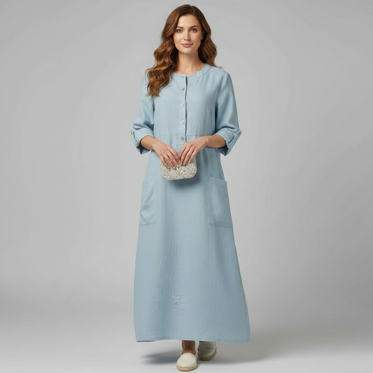 Tina | Women's Plus Size Summer Dress in Soft Fabric