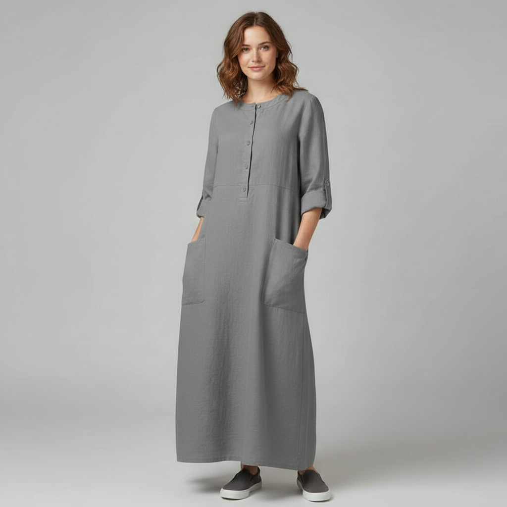 Tina | Women's Plus Size Summer Dress in Soft Fabric