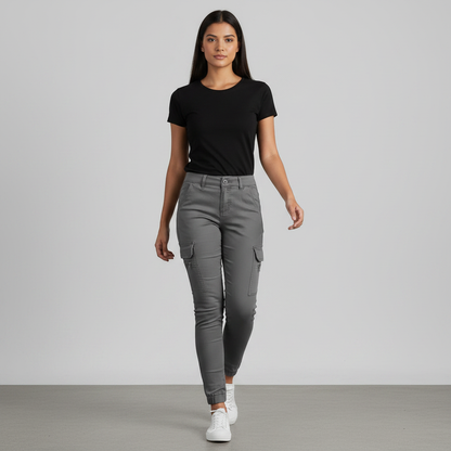 Urban Chic | Women's Cargo Pants with Pockets