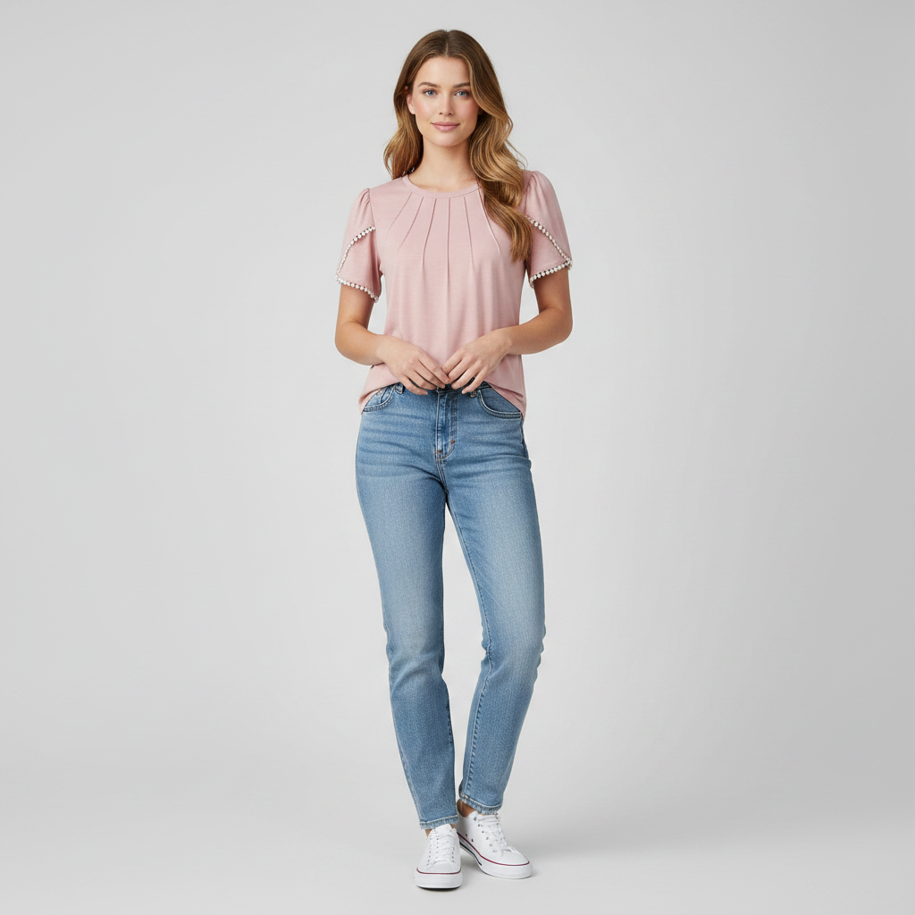 Vanessa Blouse | Women's Top Casual Summer Cotton Blouse