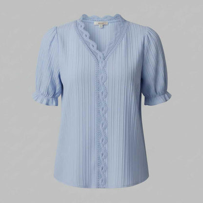 White Puff Sleeve Blouse | Elegant Summer Tops for Women