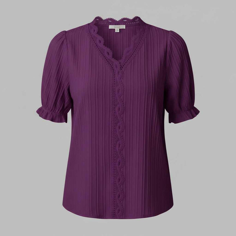 White Puff Sleeve Blouse | Elegant Summer Tops for Women