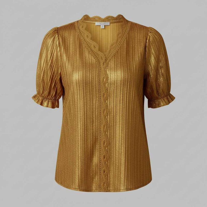 White Puff Sleeve Blouse | Elegant Summer Tops for Women