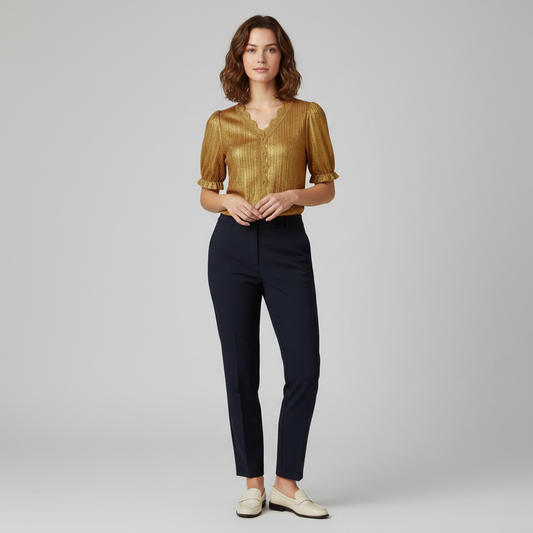 White Puff Sleeve Blouse | Elegant Summer Tops for Women